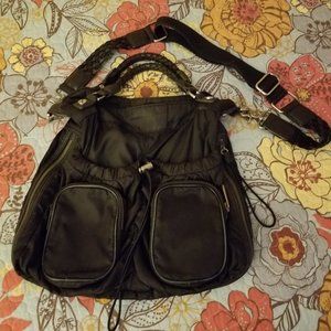 L.A.M.B. Nylon Crossbody Bag - Black